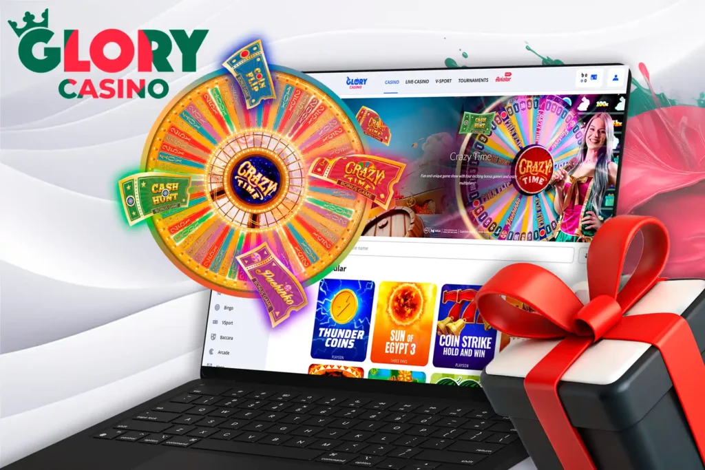 Play Crazy Time at Glory Casino and get a bonus