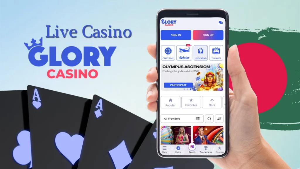 Lots of live casino gambling games are waiting for you